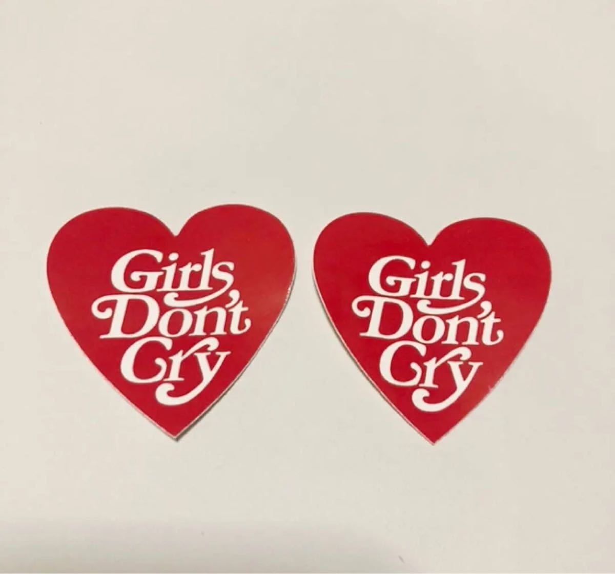 Girls Don't Cry ステッカー2枚セットガールズドントクライ ハート