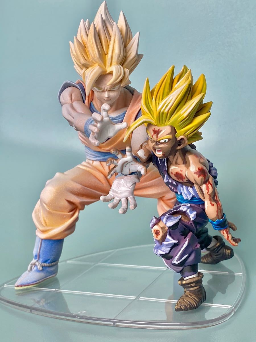 ドラゴンボール 孫悟空＆孫悟飯 かめはめ波 プルービー ジオラマ 国内
