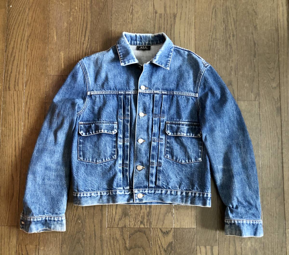 Yahoo!オークション - 【美品】A.P.C. デニムジャケット / S 2nd 赤耳