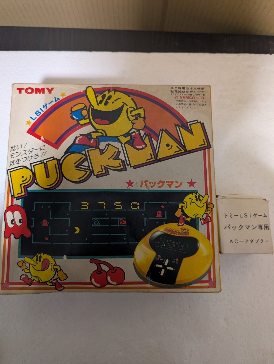 1980年代 昭和当時物 TOMY NAMCO LSIゲーム パックマン PUCKMAN 動作