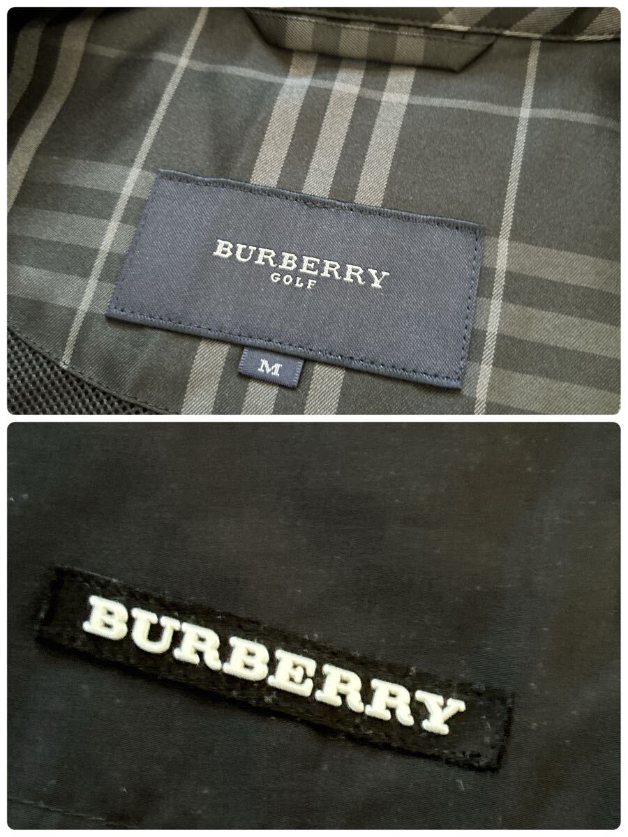 BURBERRY GOLF バーバリー メンズ ゴルフウェア ベスト M 刺繍ロゴ