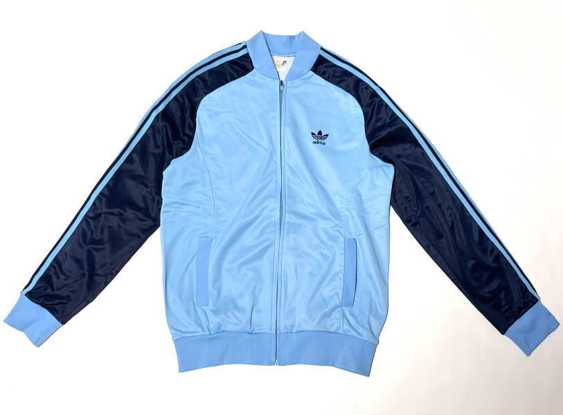 80s アディダス ATP トラック ジャケット VENTEX サックス×ネイビー