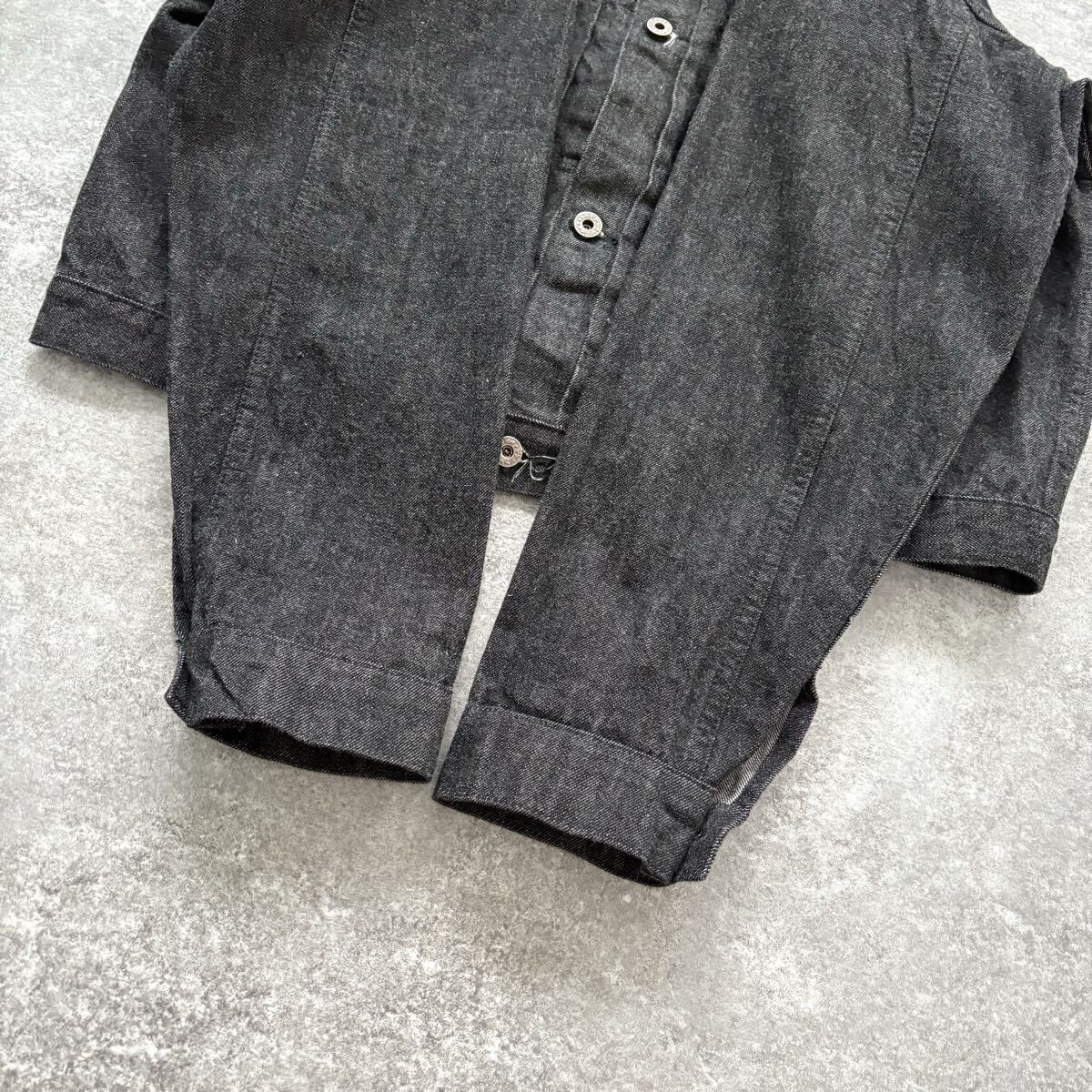 BUZZ RICKSON'S】WORLD WAR II BLACK DENIM BLOUSESPLIT T 大戦モデル