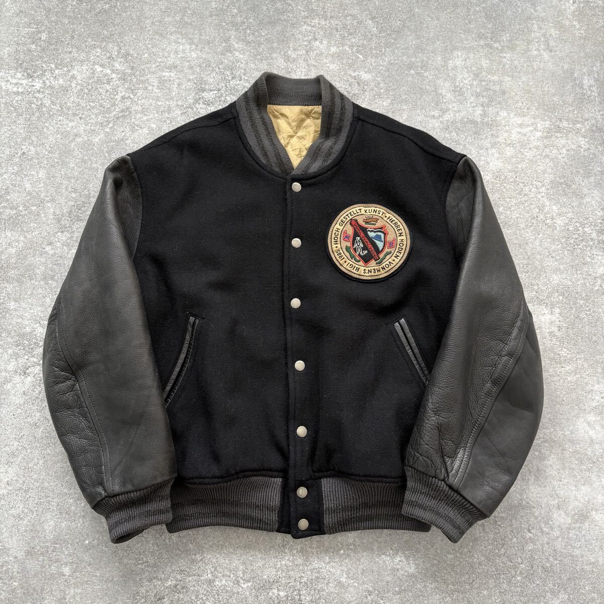 MEN'S BIGI】メンズビギ 80s スタジャン スタジアムジャンパー
