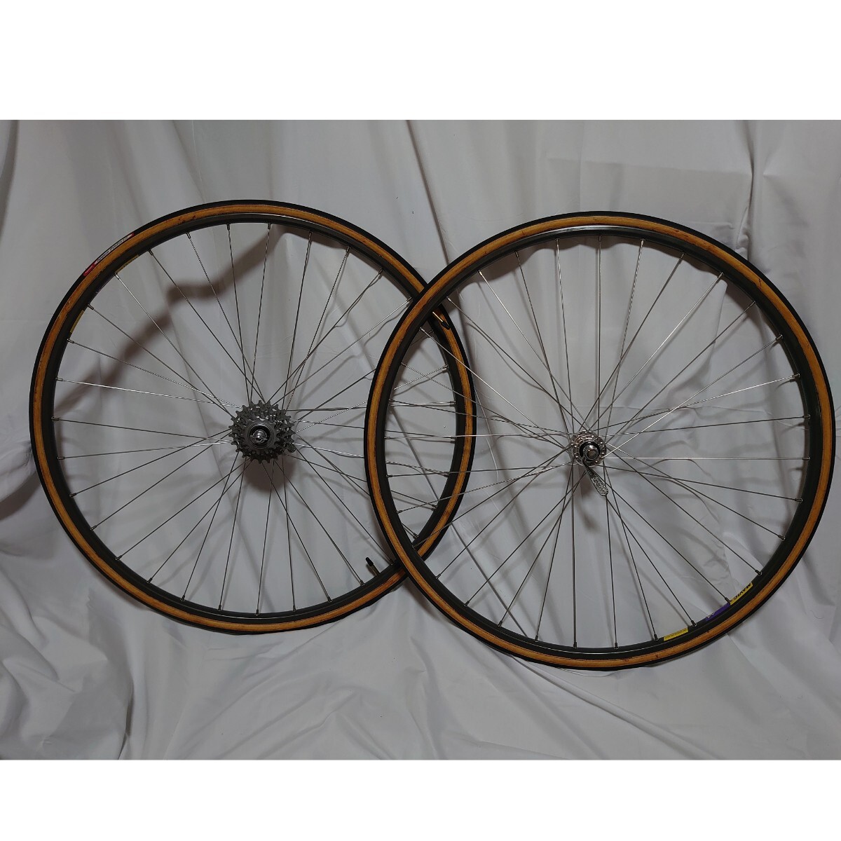 MAVIC GP4 チューブラホイール シマノ600 マビック700C美品10速 MAVIC