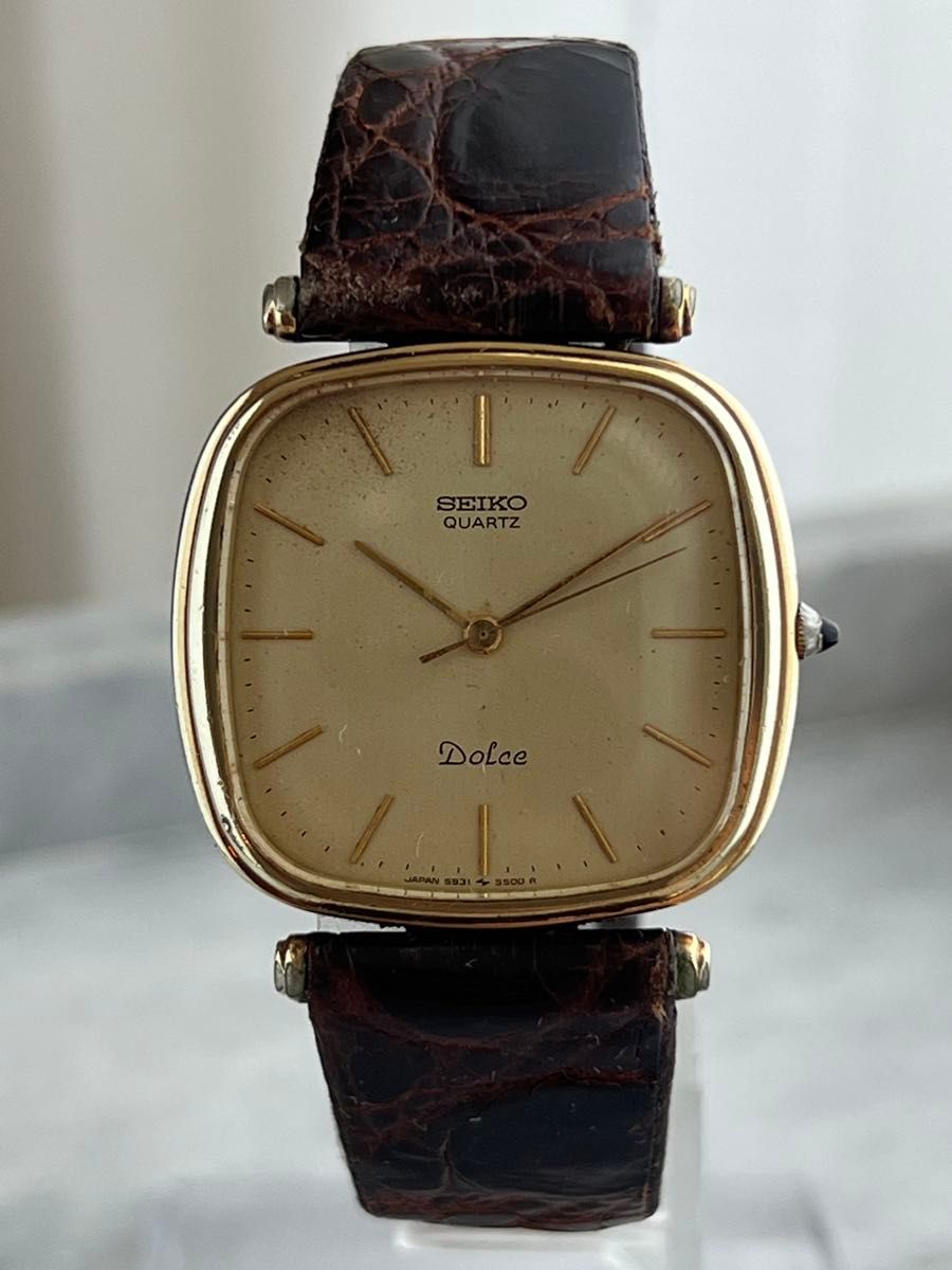 電池交換済み】SEIKO Dolce セイコー ドルチェ スクエア 腕時計
