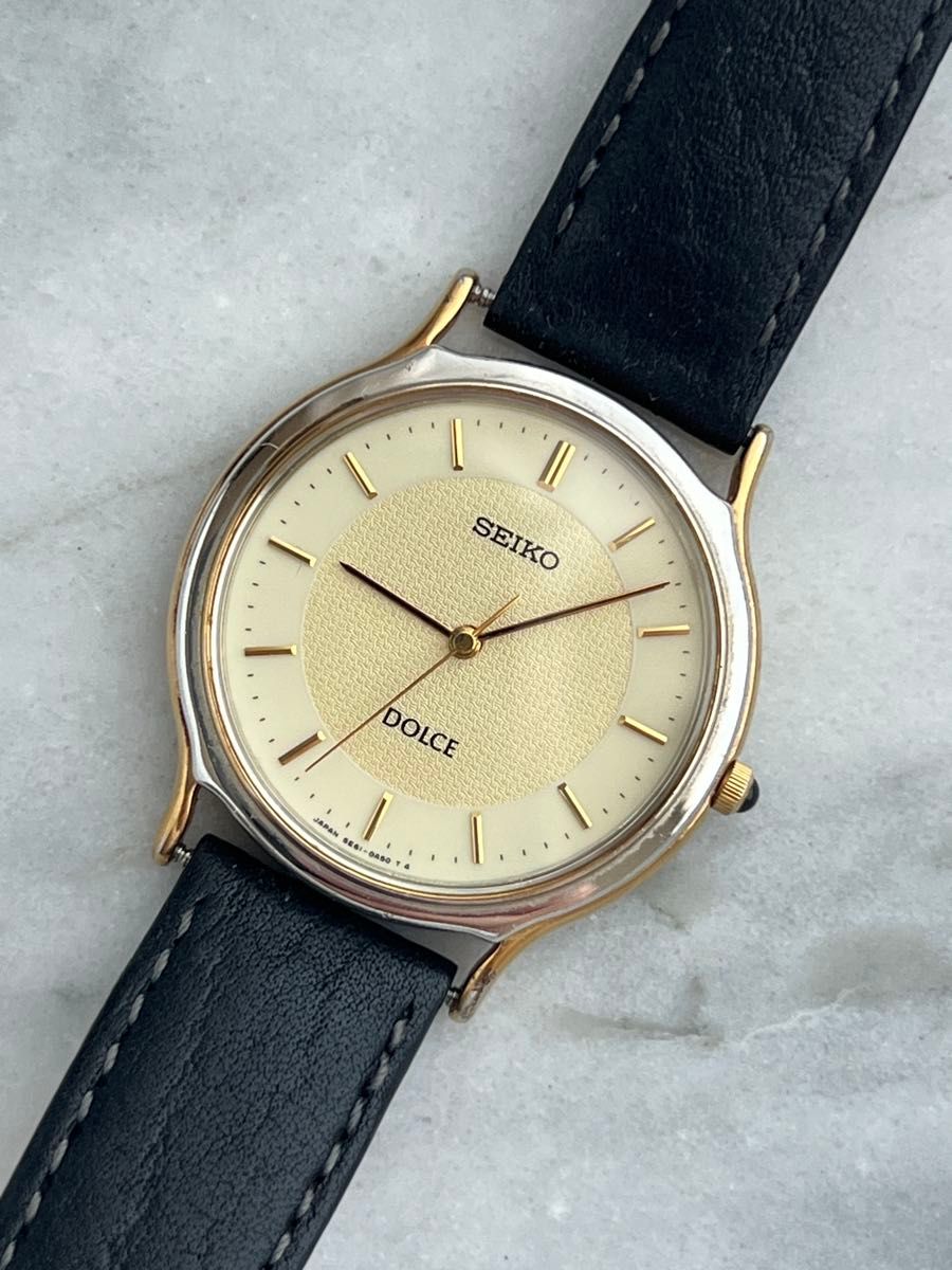 電池交換済み】SEIKO DOLCE セイコー ドルチェ QZ ヴィンテージ