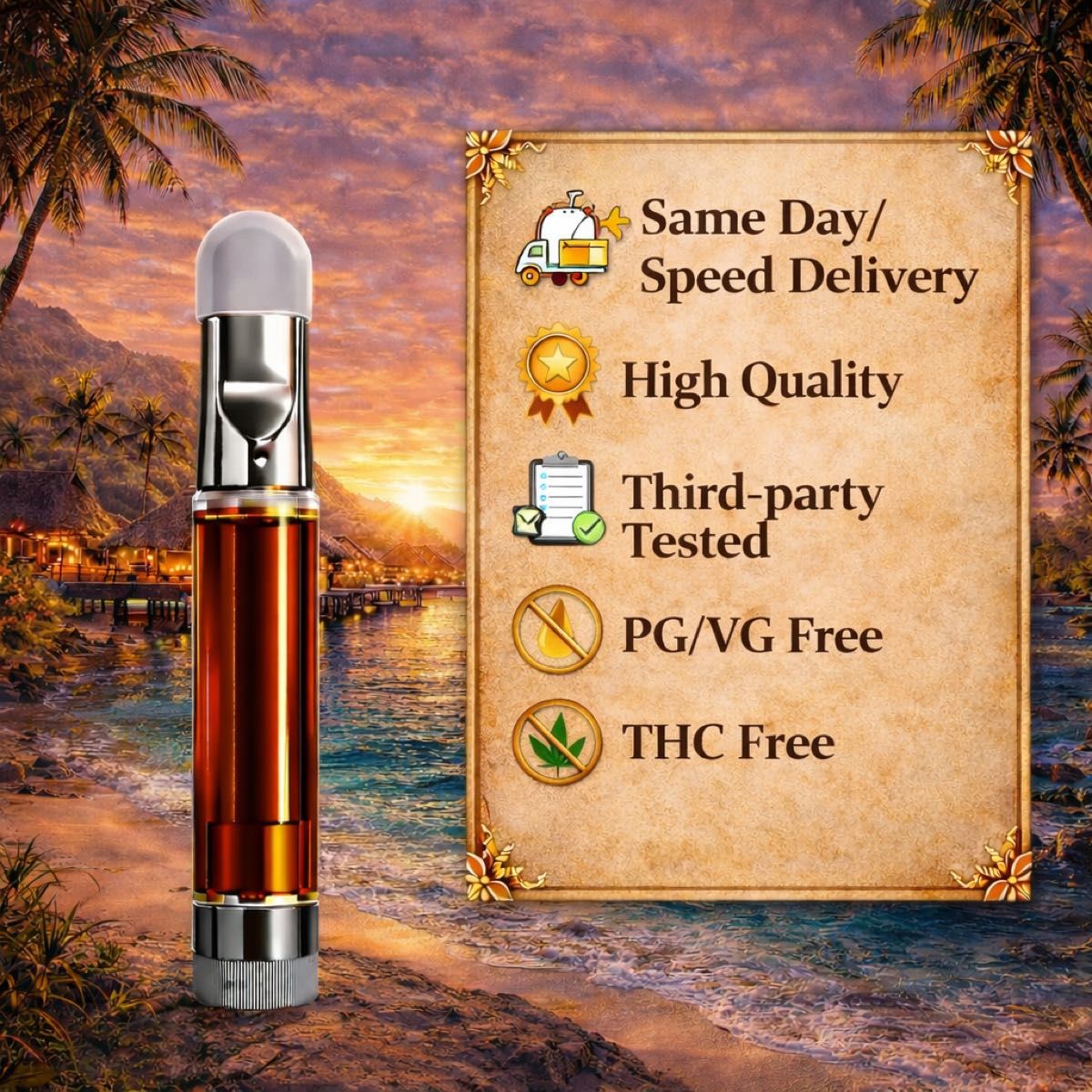 1ml】H4CBH × HHBD × CRD (CBG優勢) リキッド | CBD | CBG | 合同