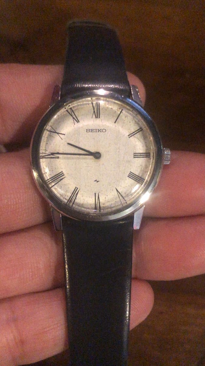 稼働品 SEIKO セイコー シャリオ 手巻き時計 メンズ ビンテージ 希少
