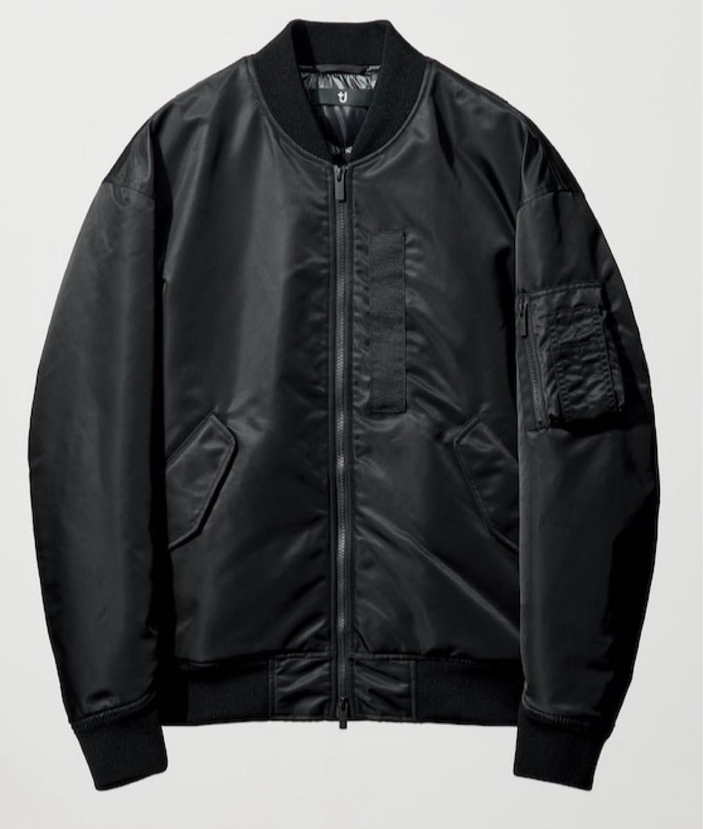 UNIQLO ハイブリッドダウンオーバーサイズ MA-1 J ジルサンダー 黒