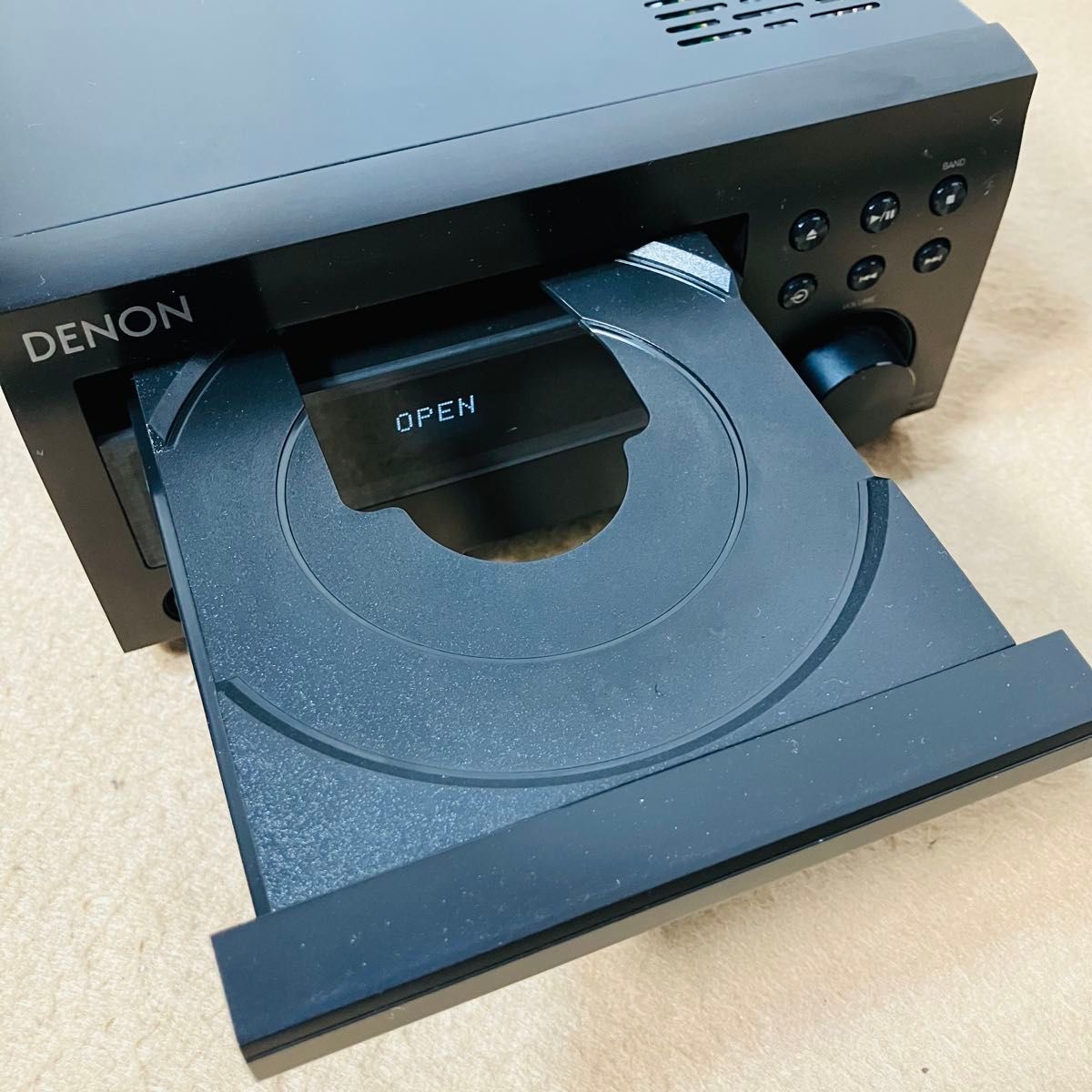 美品】DENON CDレシーバー RCD-M41-K SC-M41 ブラック ペアスピーカー