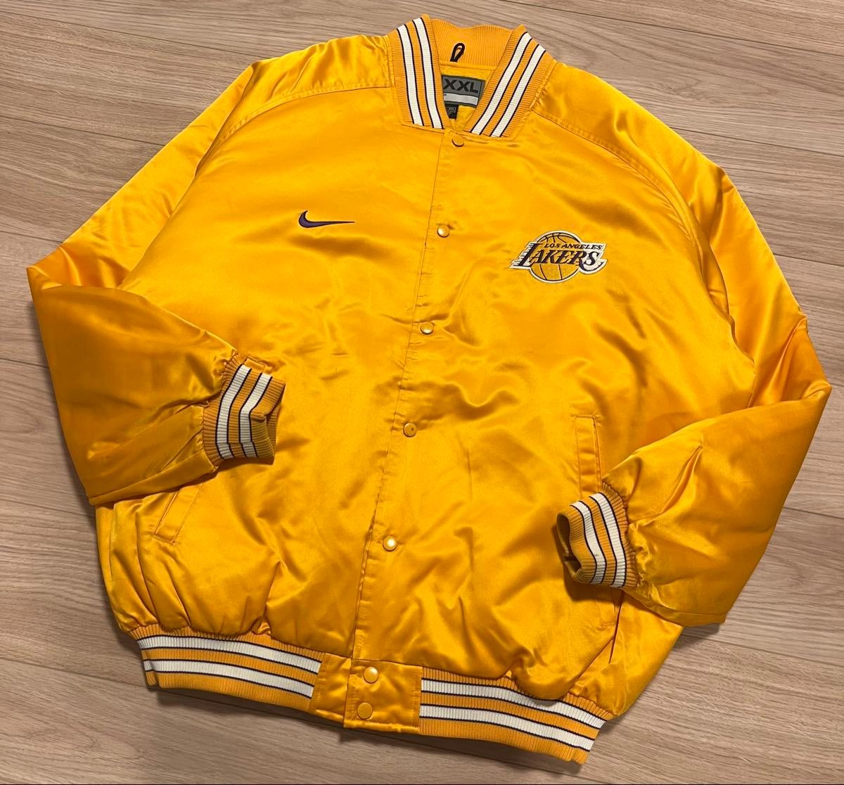 90s NIKE NBA Los Angeles Lakers レイカーズ XXL 古着 ナイロン