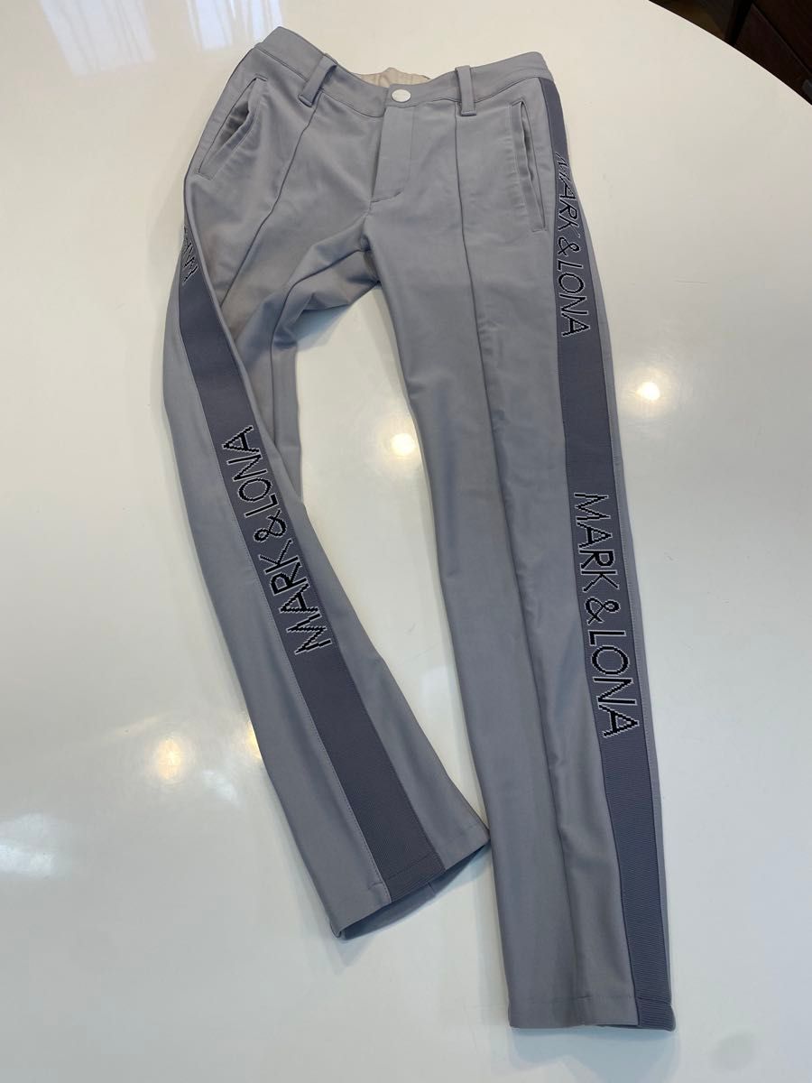 新品 ☆ MARK&LONA ボトムス スエード マーク&ロナ グレー 正規品