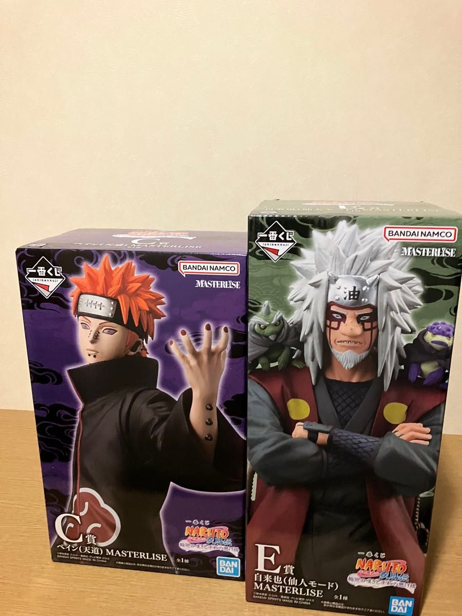 一番くじ NARUTO C賞 ペイン E賞 自来也 フィギュア 2体セット｜Yahoo