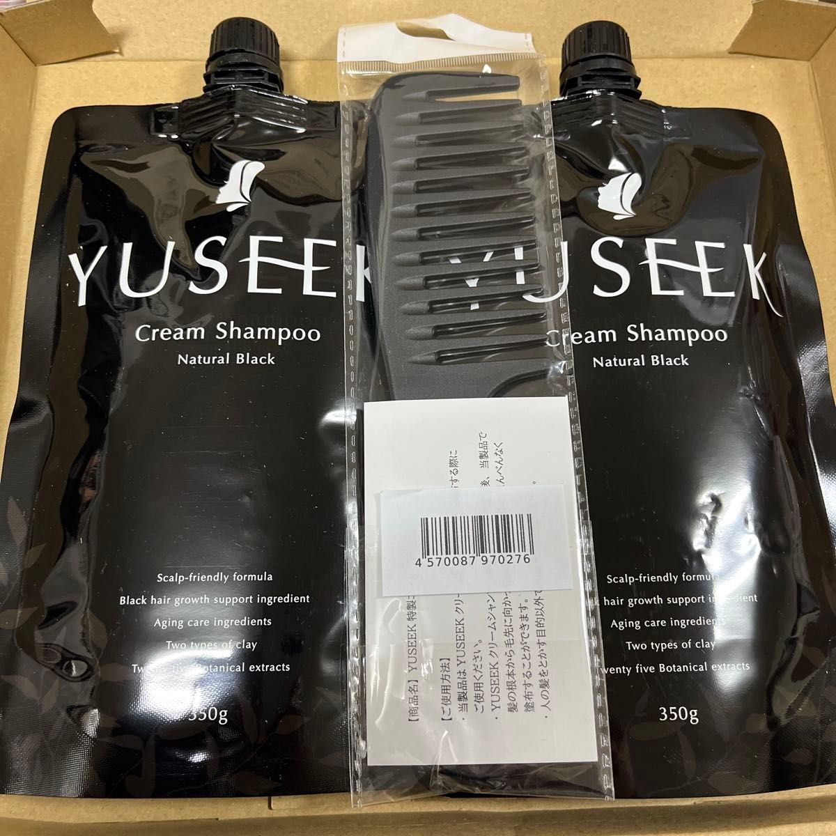YUSEEK Cream Shampoo 2個セット YUSEEK クリームシャンプー 2パック