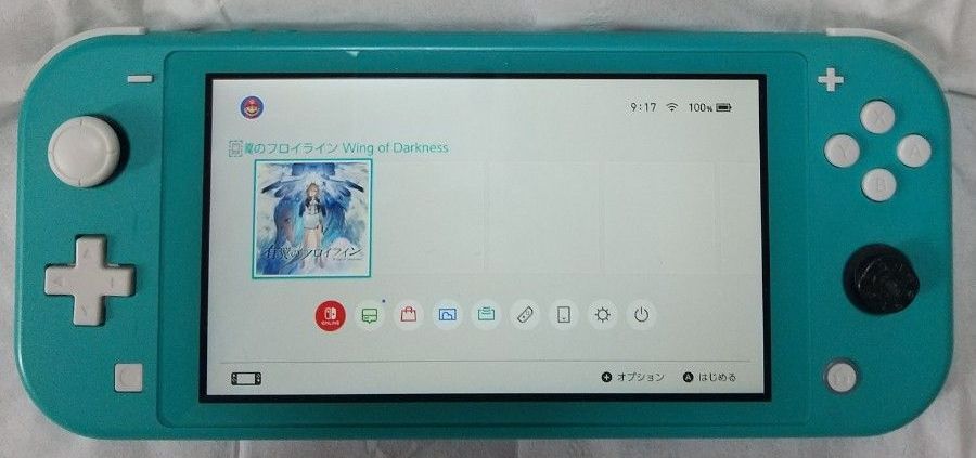 Switchライト ターコイズブルー ジャンク品 水没 Switchライト
