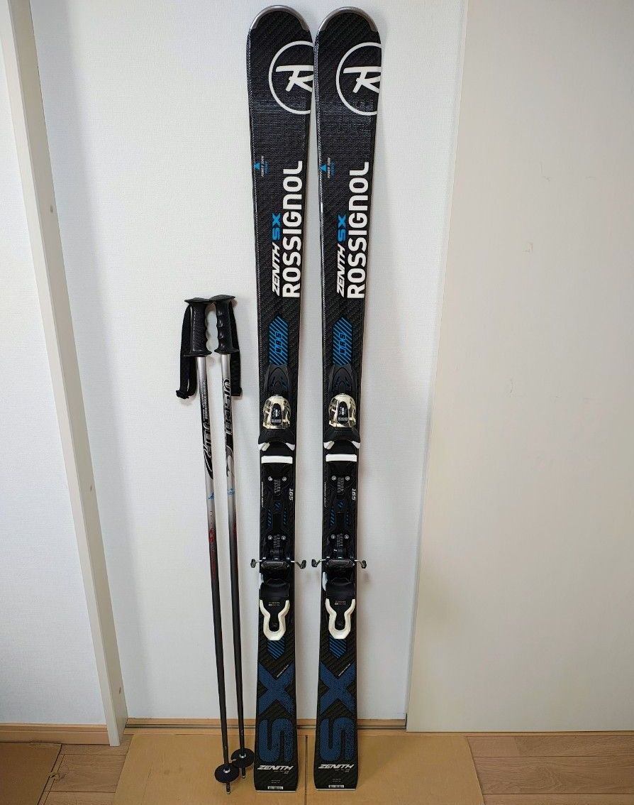 ROSSIGNOL ZENITH SX スキー板 ビンディング ストックセット 165cm