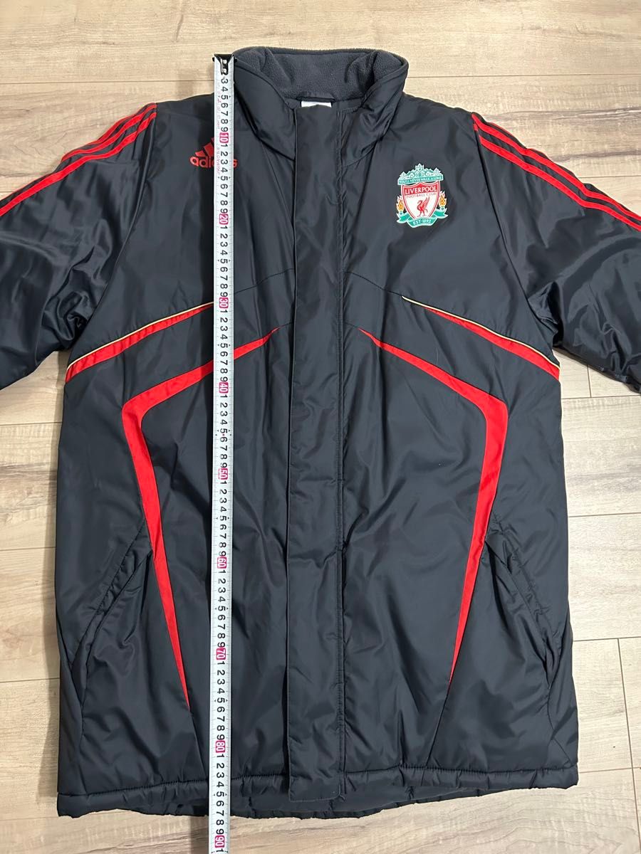 リヴァプール Liverpool アディダス adidas ブラック ベンチコート O
