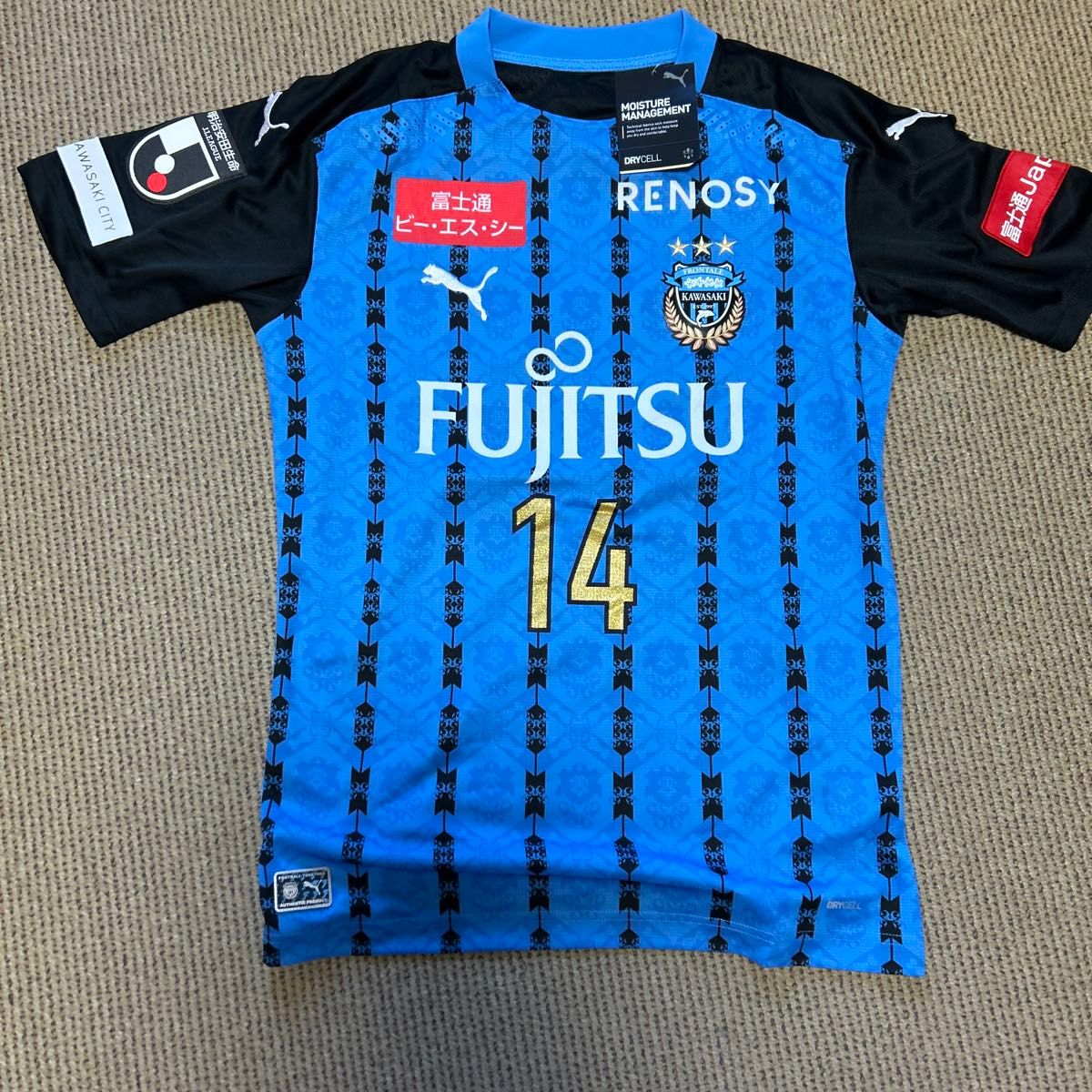 川崎フロンターレ中村憲剛さん引退記念ユニフォームタグ付Lサイズ