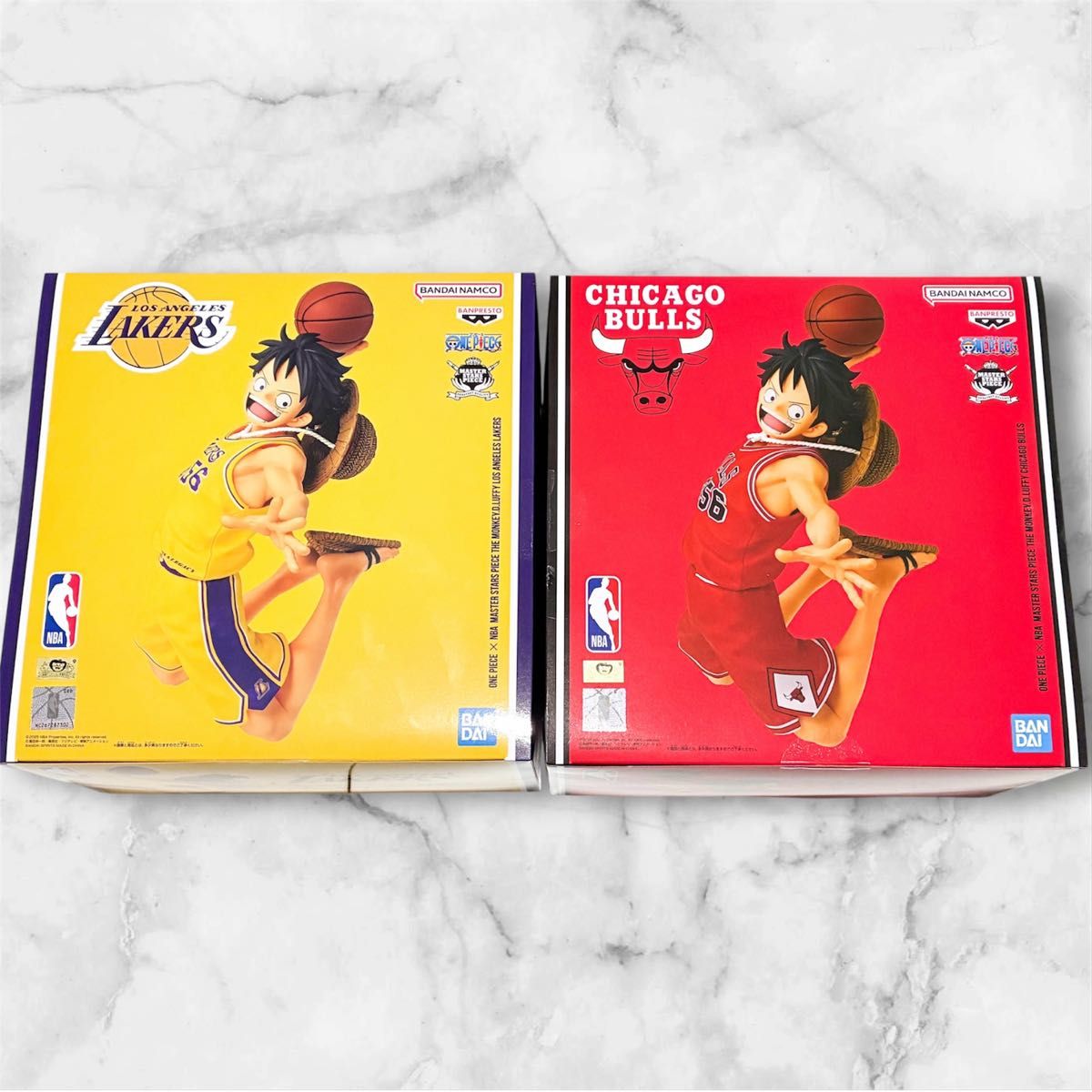 ONE PIECE BASE SHOP フィギュア NBA レイカーズ ブルズ ONE PIECE