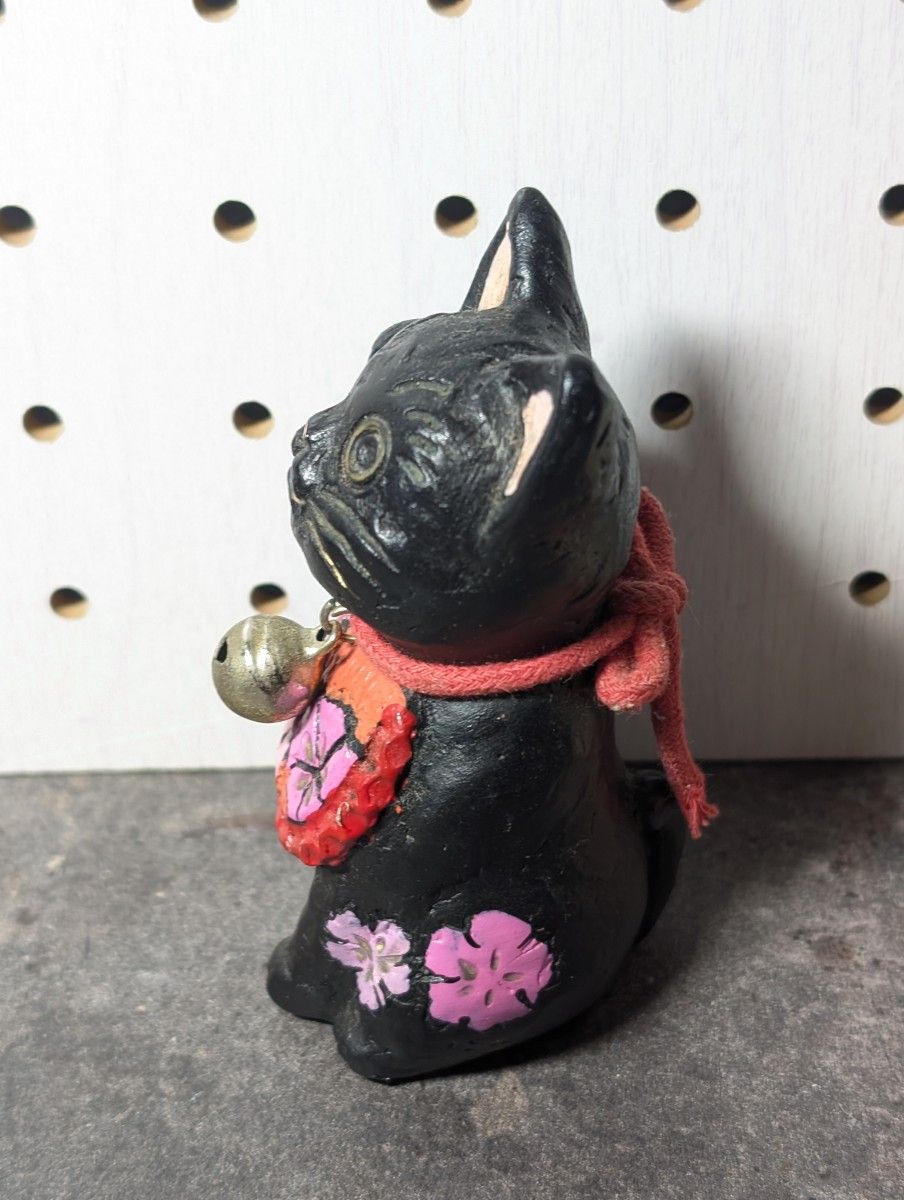 骨董品 最終値下げ 招き猫2体セット 縁起物 招き猫 昭和レトロ 置物