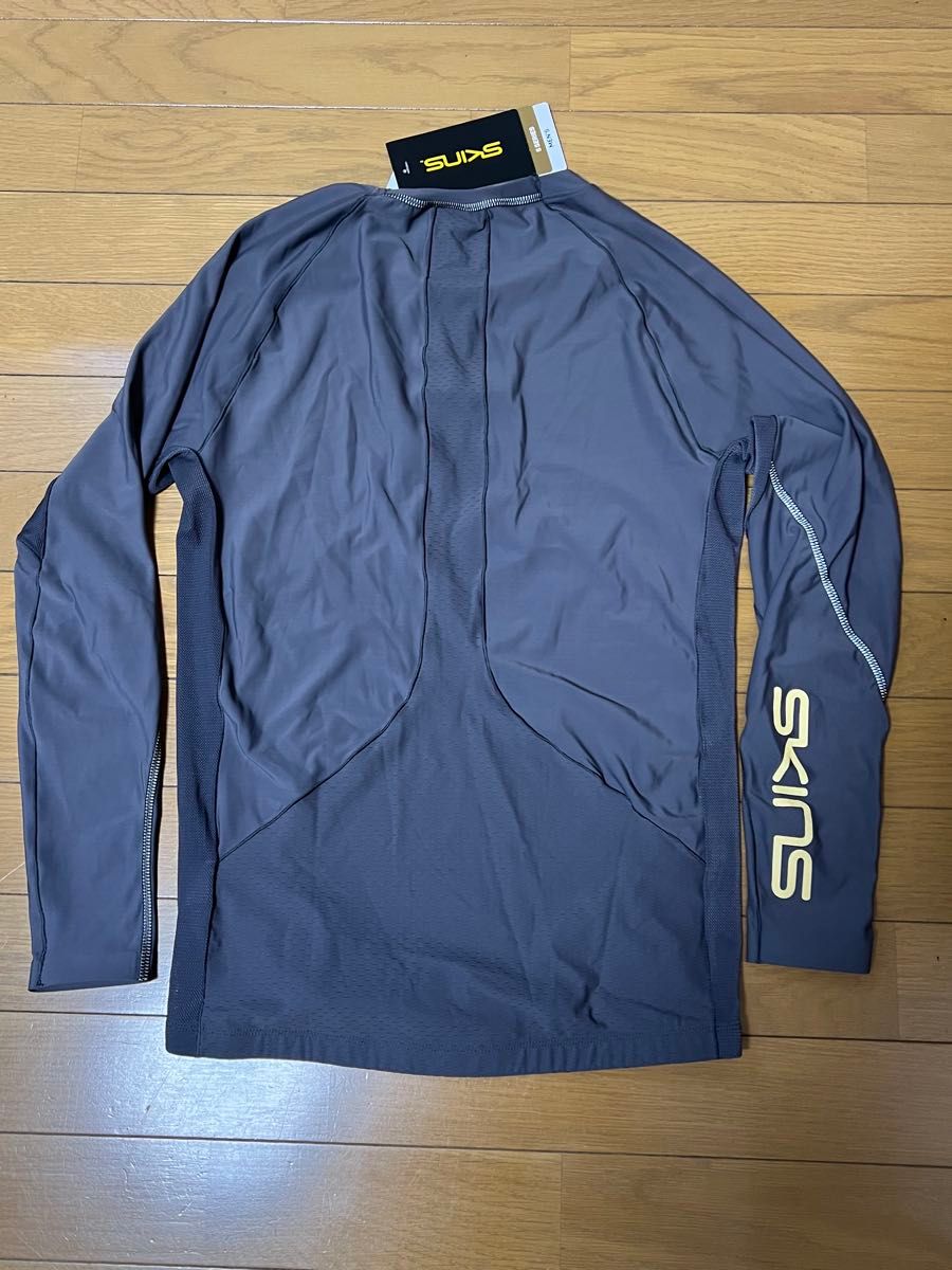 SKINS series5 長袖アンダーシャツ XL グレー インナー ファッション