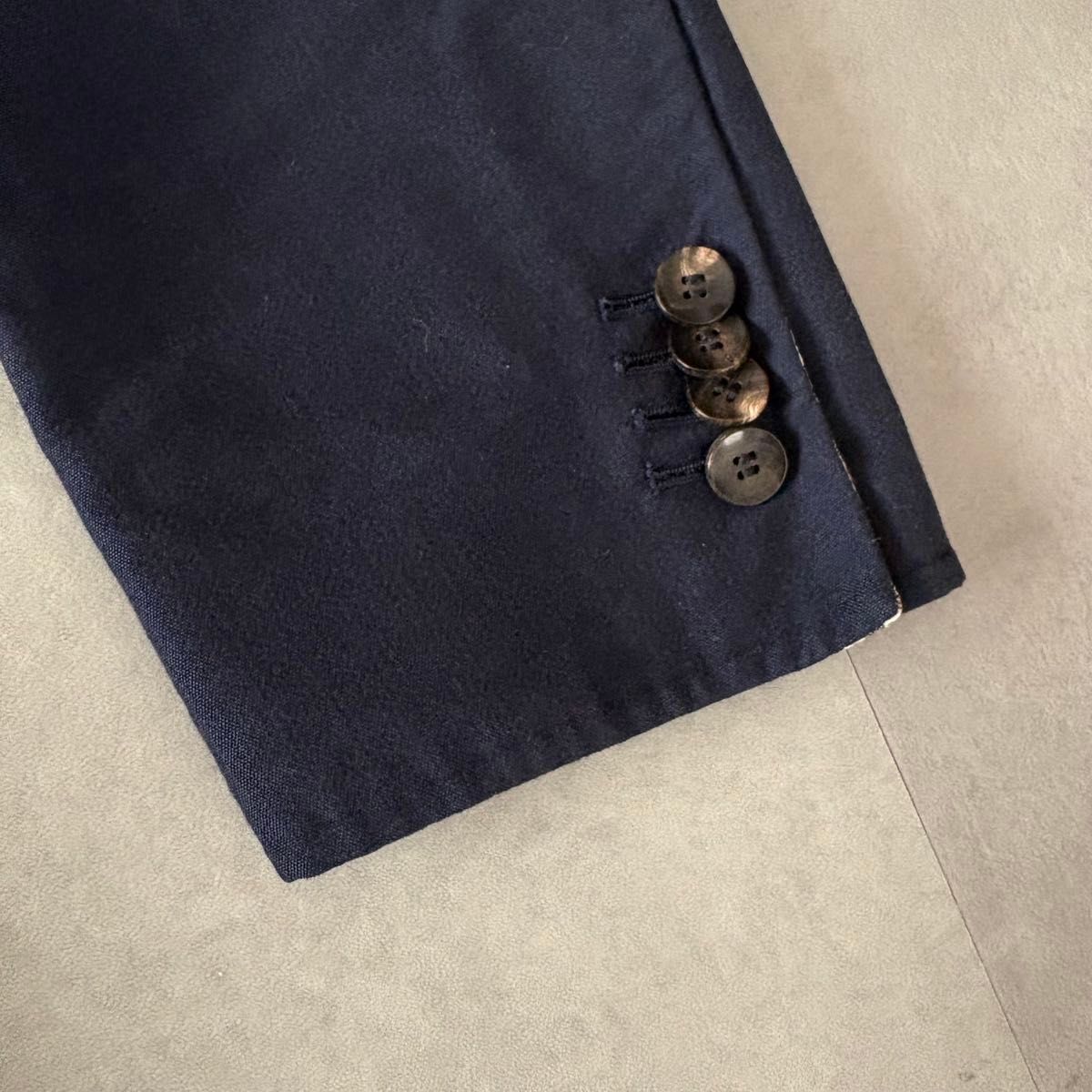 LARDINI ラルディーニ ジャケット サイズ46 紺 綿ウール