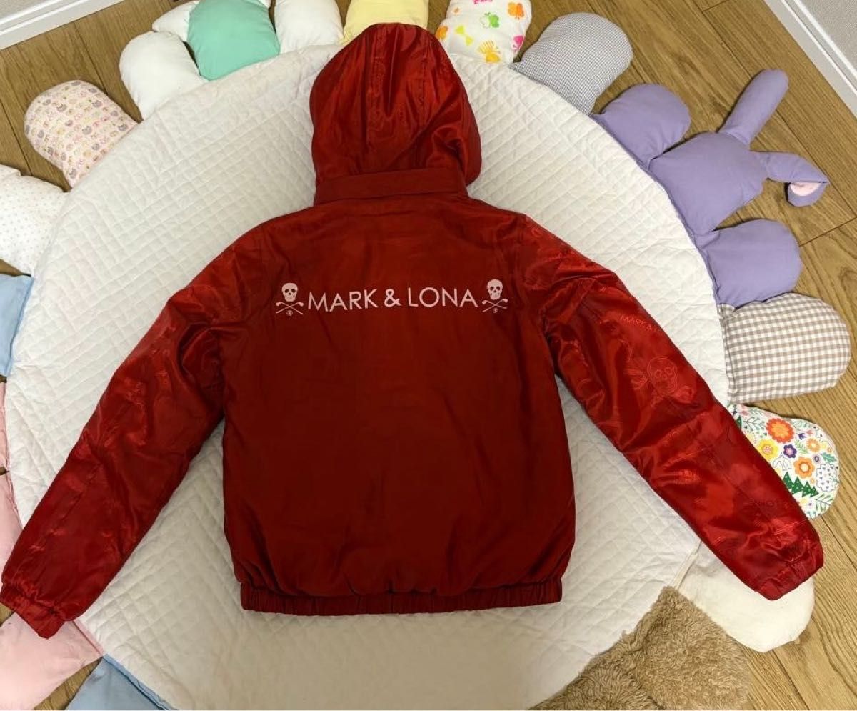 マークアンドロナ ☆正規品☆ ブルゾン 赤 36 Sサイズ スカル マーク