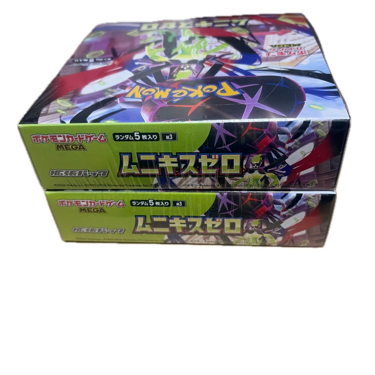 本日のみ価格ポケモンカードゲーム ムニキスゼロ 2BOX シュリンク付き