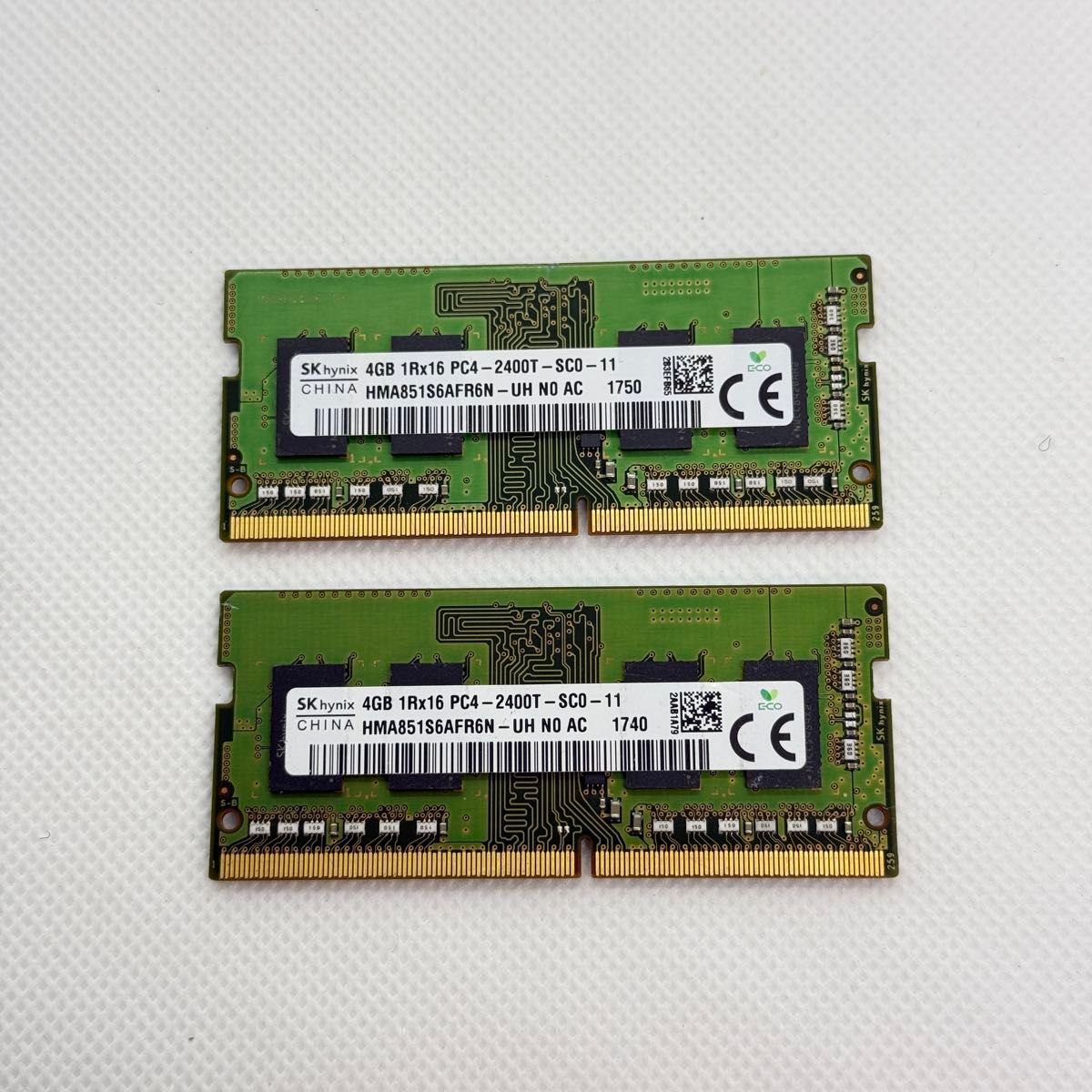SK hynix 4GB PC4-2400T-SCO-11 DDR4 ノートPC用メモリ 2枚組｜Yahoo
