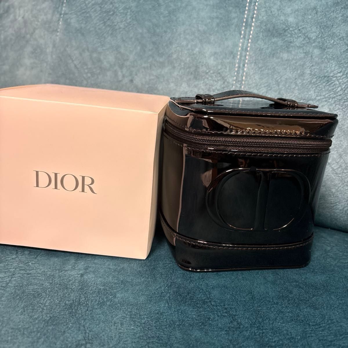 新品 Dior ディオール オリジナル バニティ型ポーチ バニティケース 黒