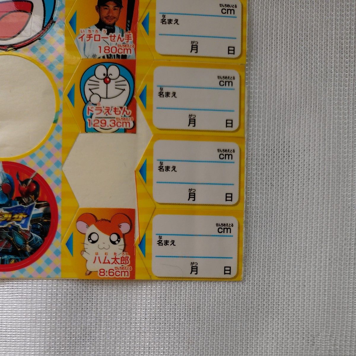 幼稚園系雑誌付録 おしらせウォッチ きせかえシール ドラえもん 仮面