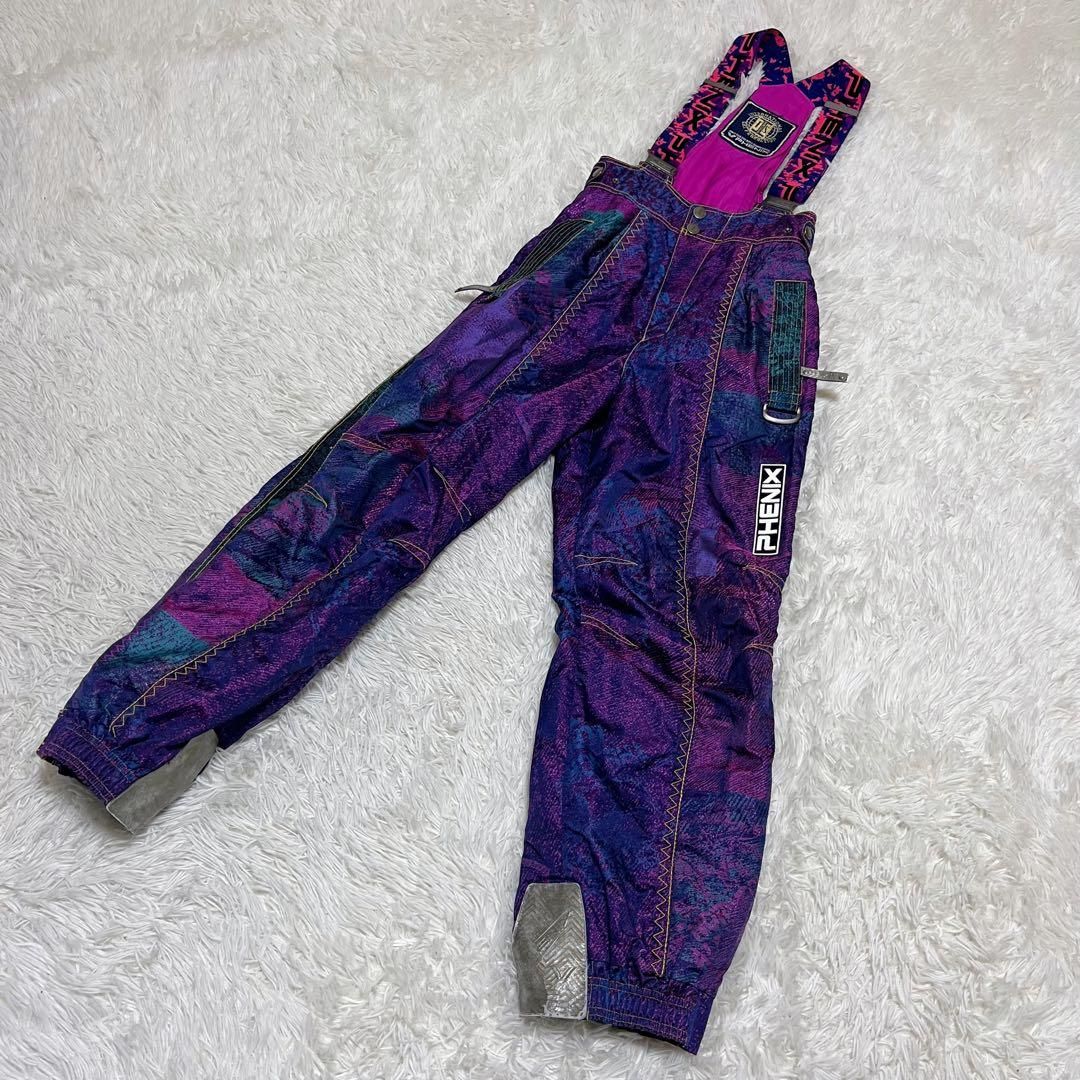 美品 PHENIX 平成レトロ 90's スノーウェア上下 L スキー スノボ