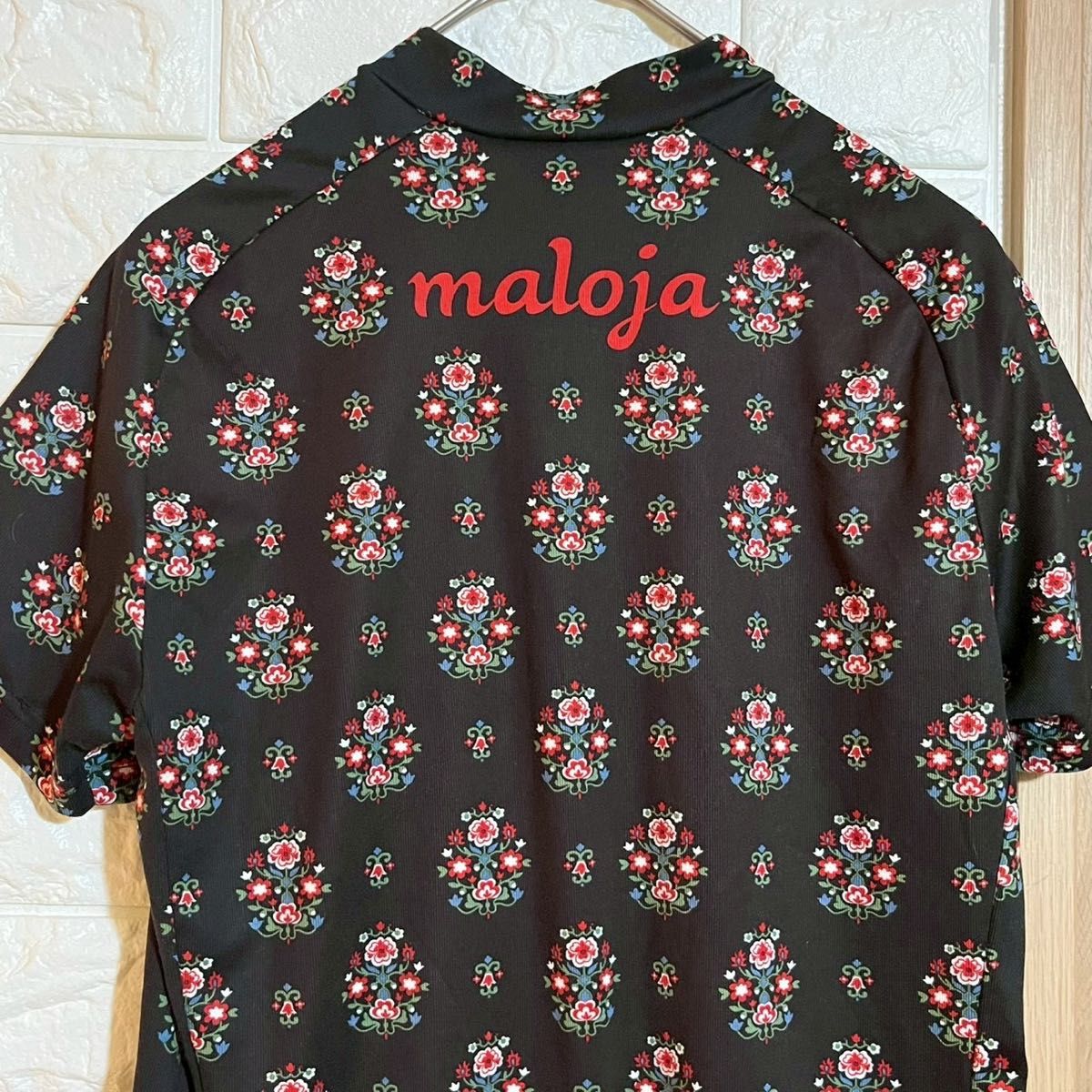極美品】maloja マローヤ サイクルジャージ レディースS花柄 刺繍調
