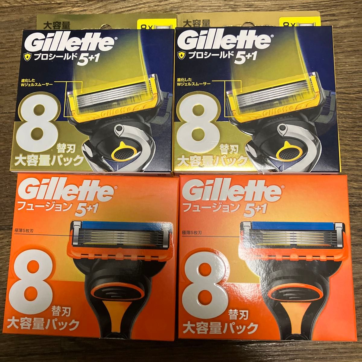 みかん様専用 ジレット プロシールド フュージョン 5+1 替刃 大容量