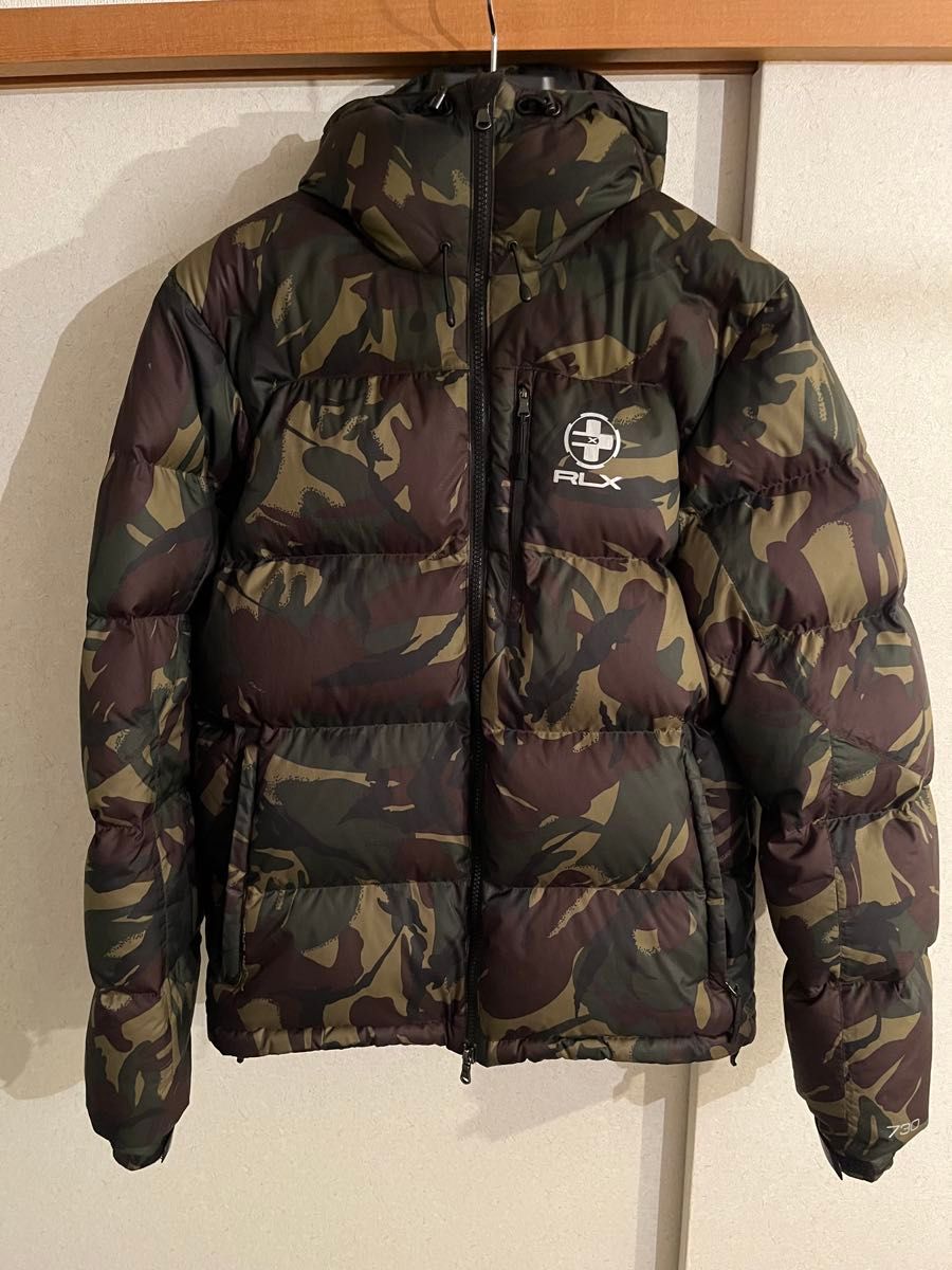 正規品 RLX RALPHLAUREN◇アールエルエックス RLX 迷彩 Sサイズ ダウン