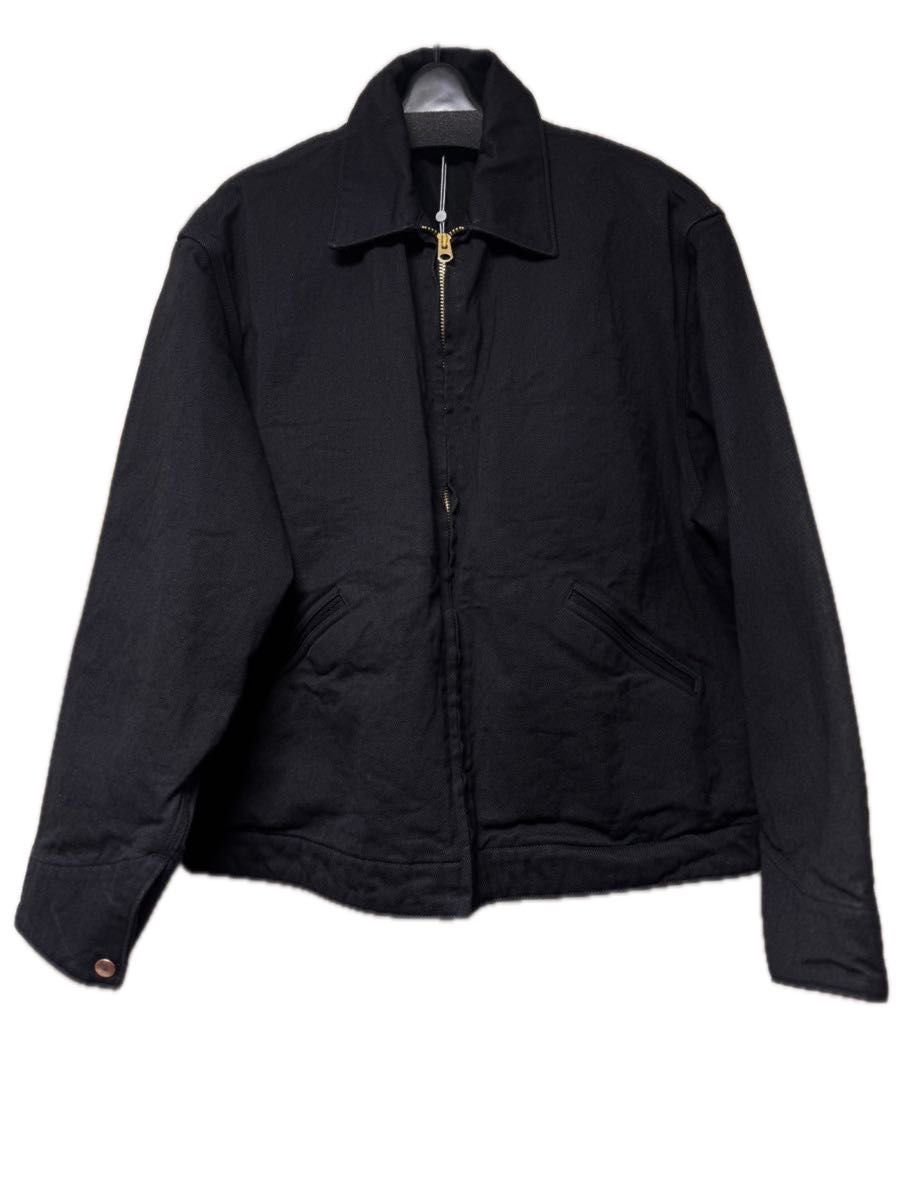 comoli コモリ ブラックデニム ジップショートジャケット サイズ2 26ss