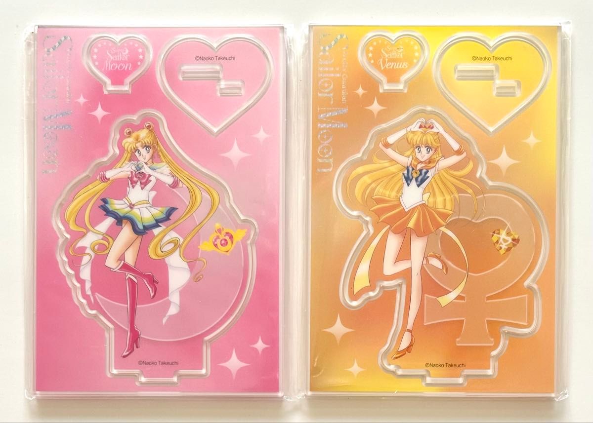 セーラームーン ローソン 明治 コラボ アクリルスタンド 2点セット