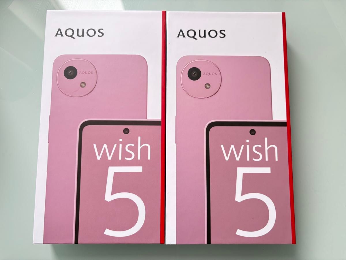 未使用新品】 AQUOS wish5 SH-52F ピンク 2台セット SIMフリー｜Yahoo