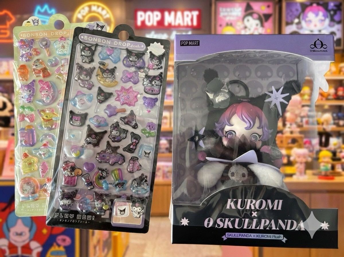 新品未開封】スカルパンダ × クロミ ぬいぐるみペンダント＆ランダム