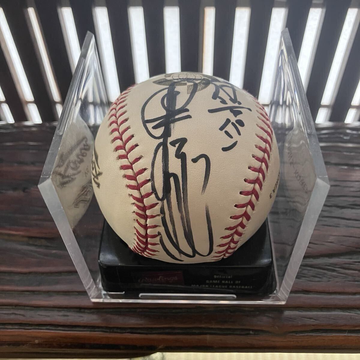 2009 WBC 侍ジャパン 原監督 直筆サインボール 日韓戦 ジャイアンツ 原