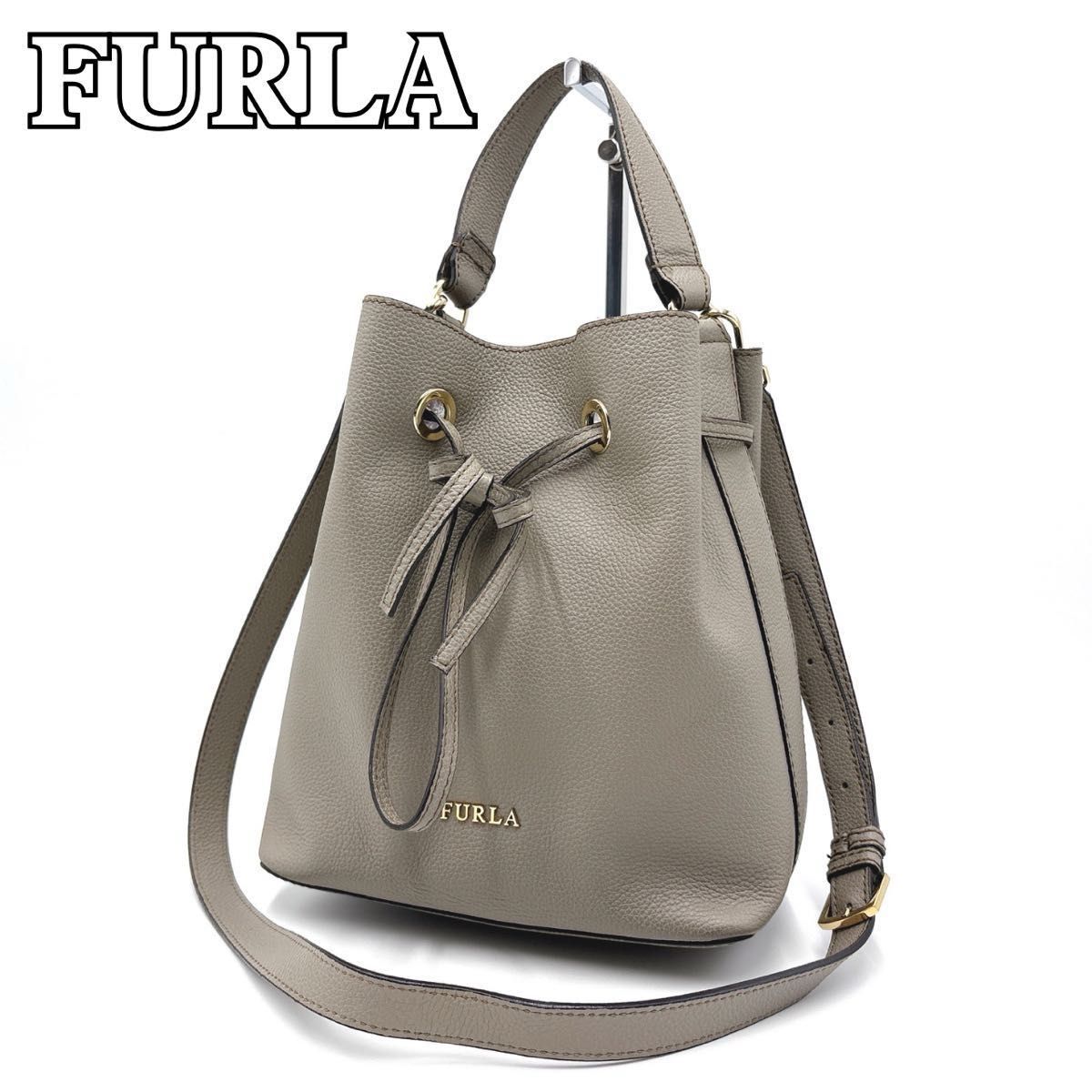FURLA フルラ 2WAY ショルダーバッグ ハンドバッグ コスタンザ 巾着
