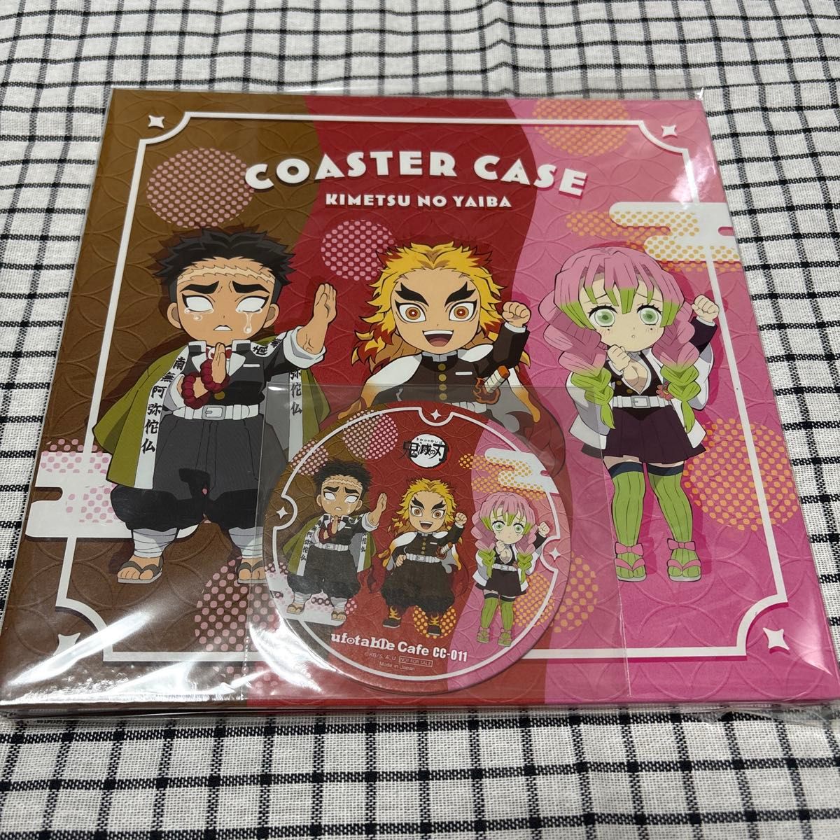 鬼滅の刃 コースターケース 煉獄杏寿郎 甘露寺蜜悲鳴嶼 ufotable