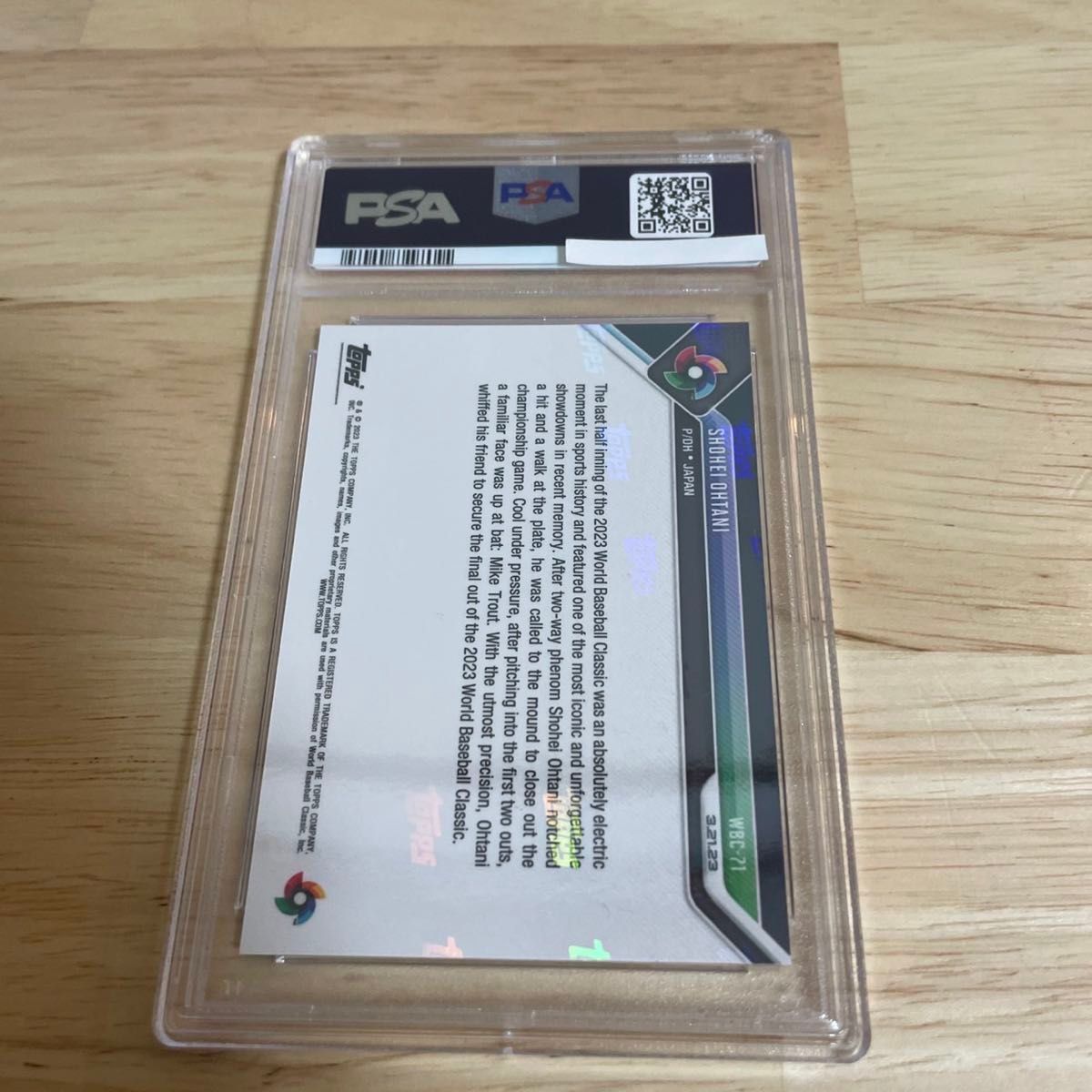 PSA10 Topps Now WBC 侍ジャパン 大谷翔平 トラウト｜Yahoo!フリマ（旧