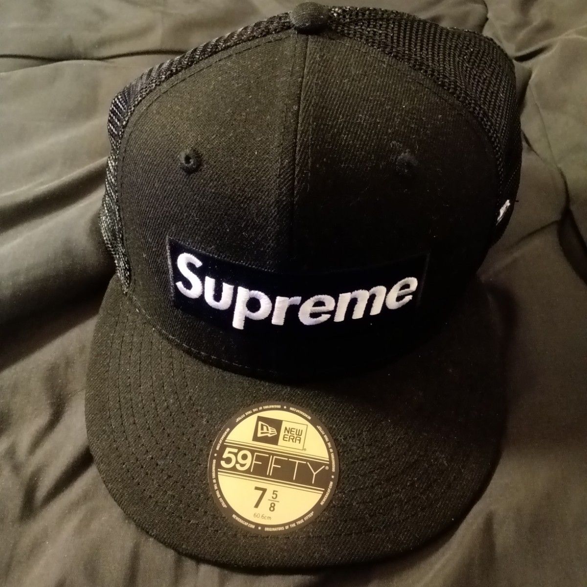 supreme Box Logo New Era Mesh cap ニューエラ メッシュ キャップ 75