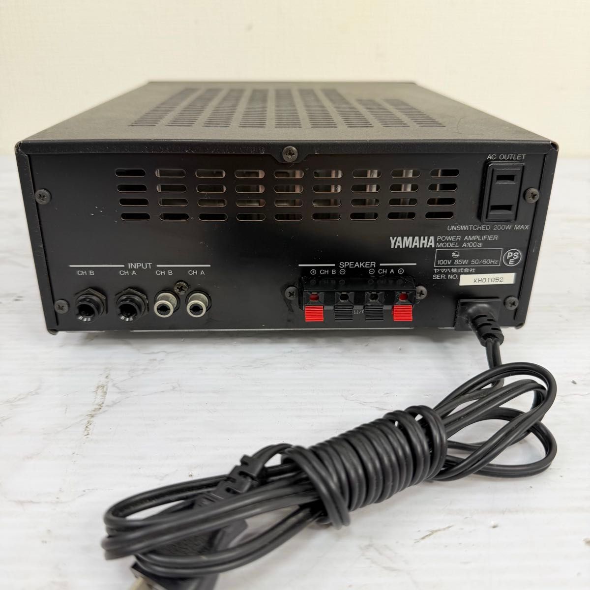 YAMAHA A100a ステレオパワーアンプ 動作品｜Yahoo!フリマ（旧PayPay