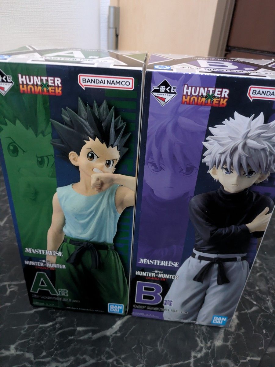 未開封 HUNTERHUNTER 一番くじ フィギュア a賞ゴン b賞キルア