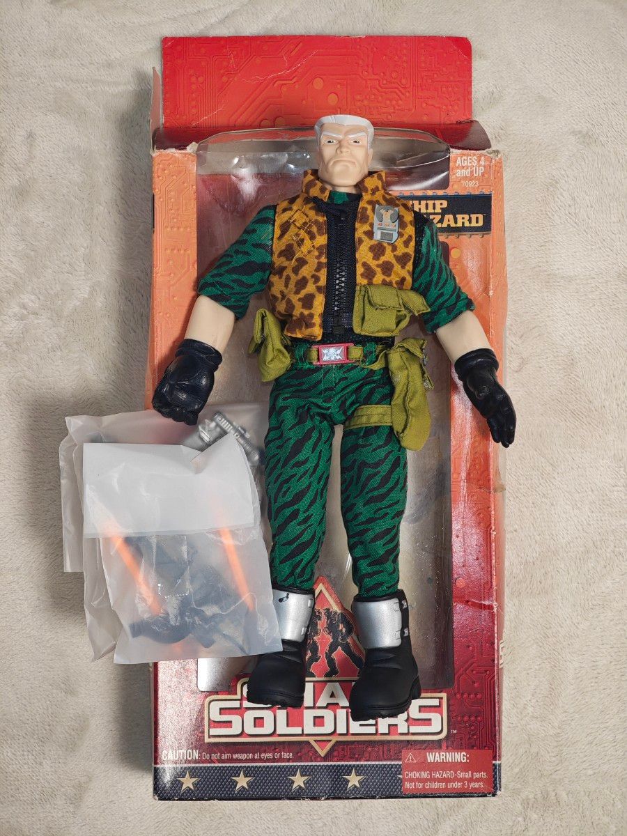 スモールソルジャーズ チップ・ハザード フィギュアと下敷き｜Yahoo