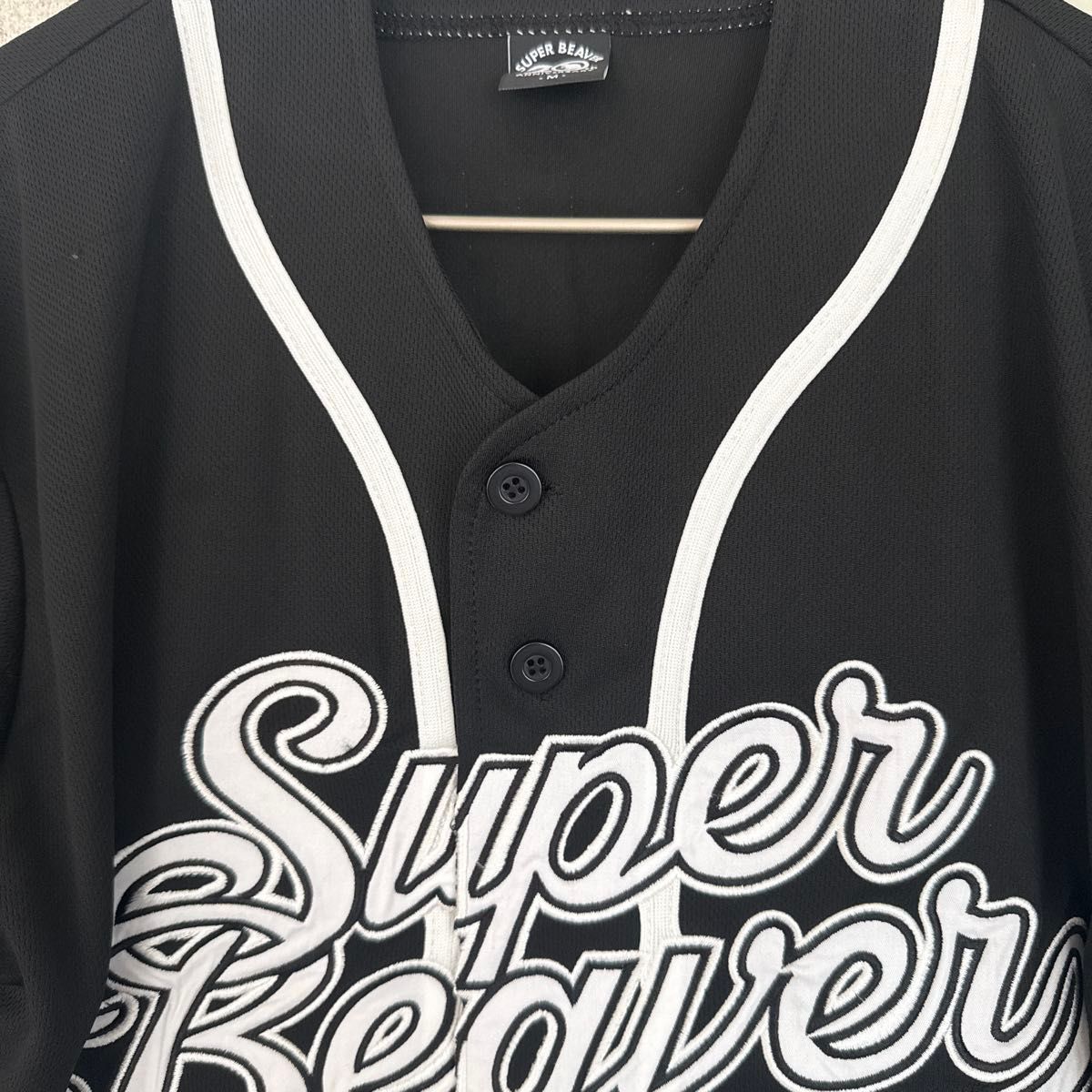 super beaver 20th ベースボールシャツ Mサイズブラック｜Yahoo!フリマ