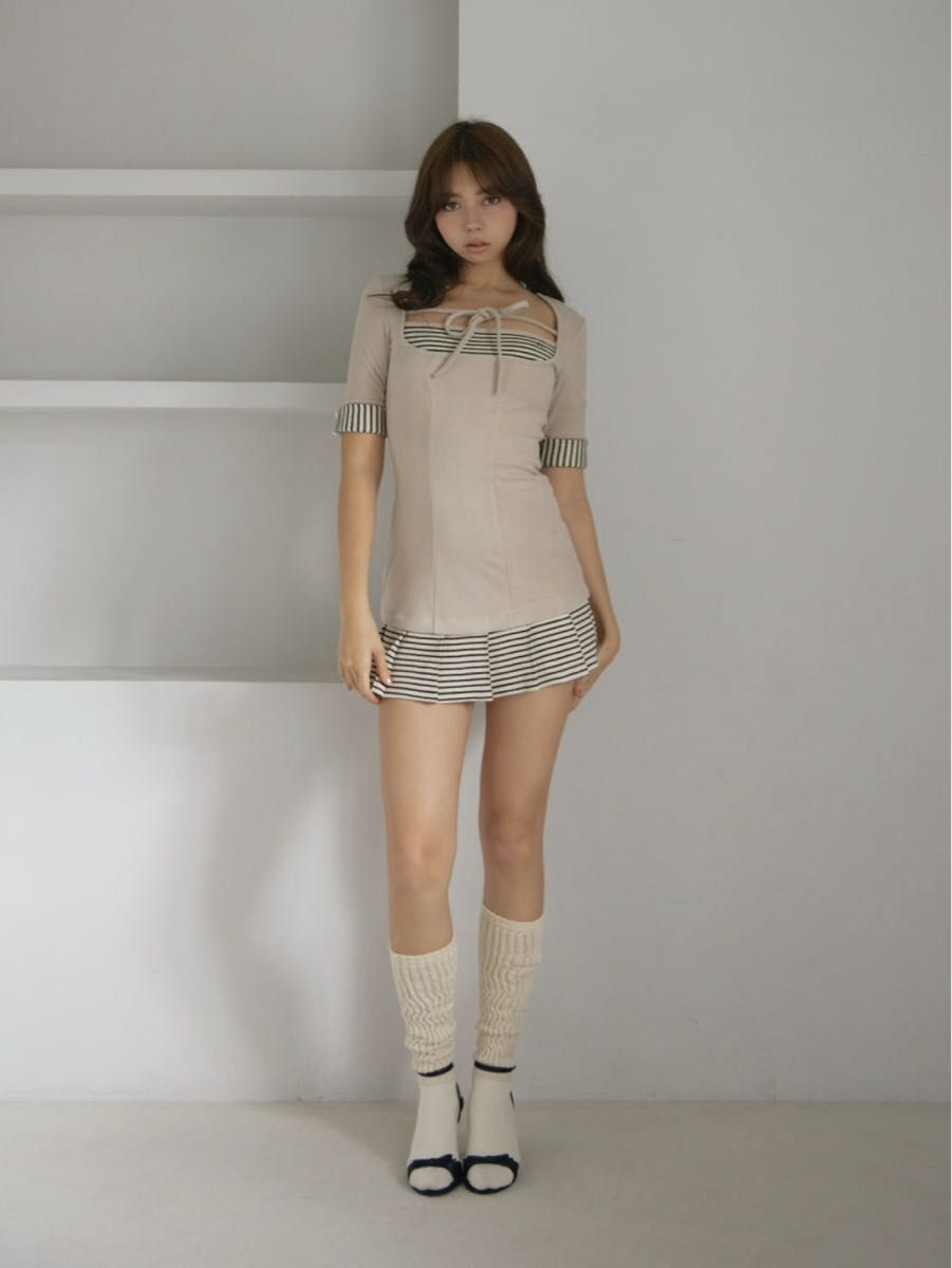 新品未使用 Aiden pleats mini dress andmary｜Yahoo!フリマ（旧PayPay
